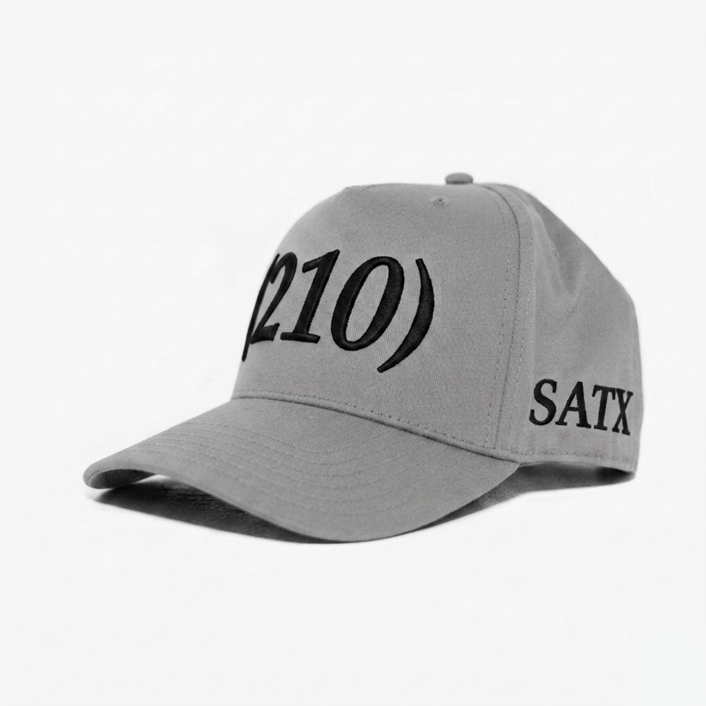 210 SAN ANToNIo AREA CoDE HAT (GREY)