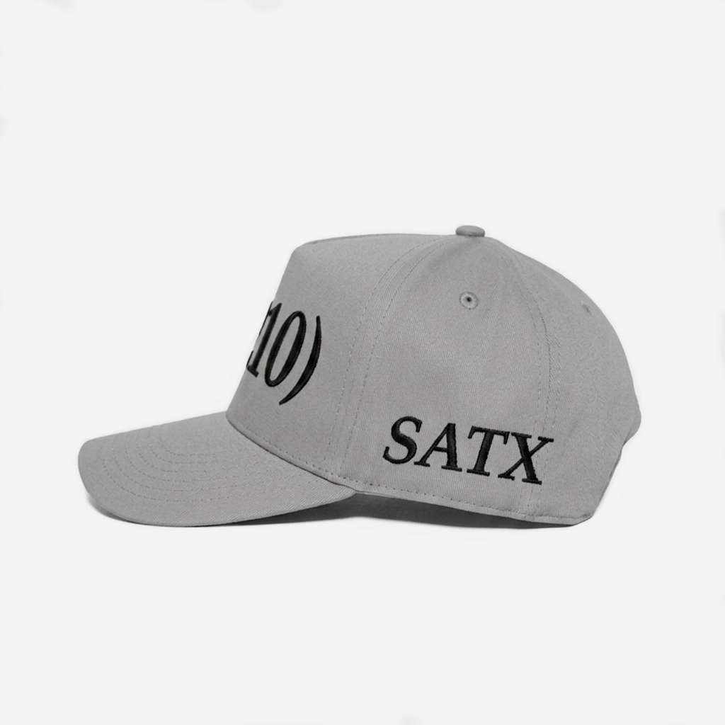 210 SAN ANToNIo AREA CoDE HAT (GREY)