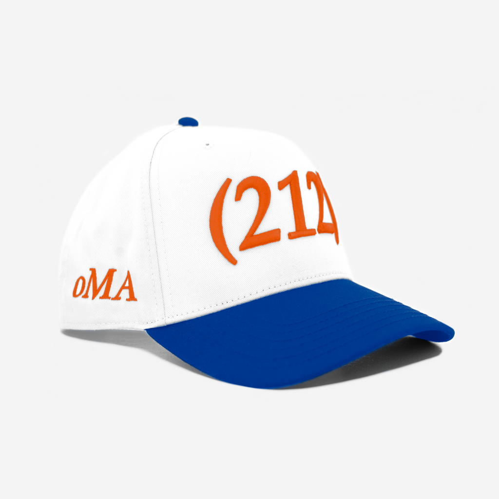 212 NYC AREA CoDE HAT (WHITE/BLUE)