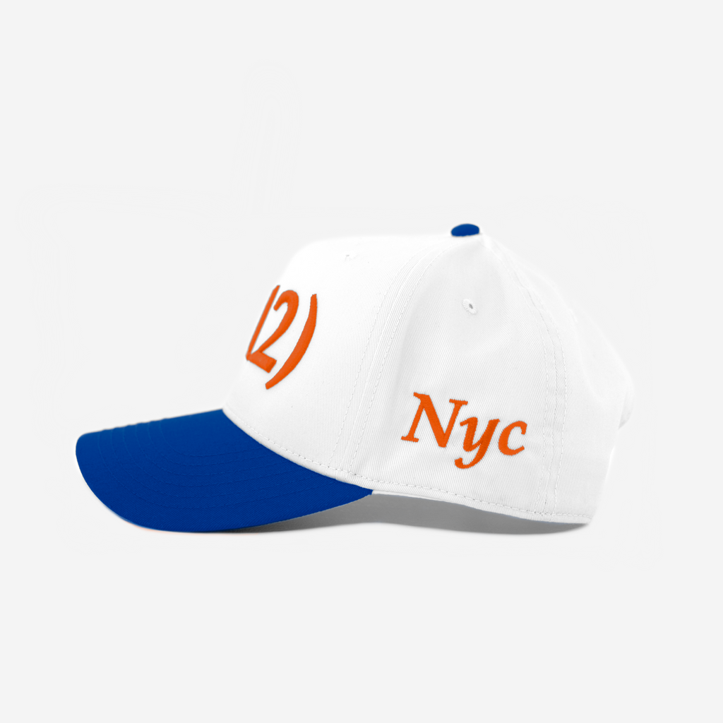 212 NYC AREA CoDE HAT (WHITE/BLUE)