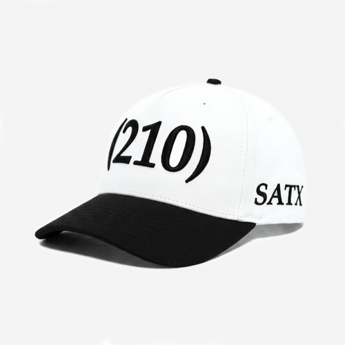 210 SAN ANToNIo AREA CoDE HAT (WHITE/BLACK)