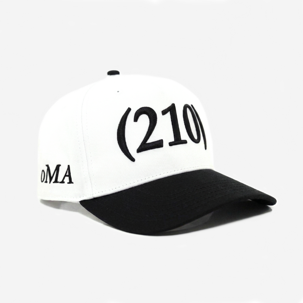 210 SAN ANToNIo AREA CoDE HAT (WHITE/BLACK)