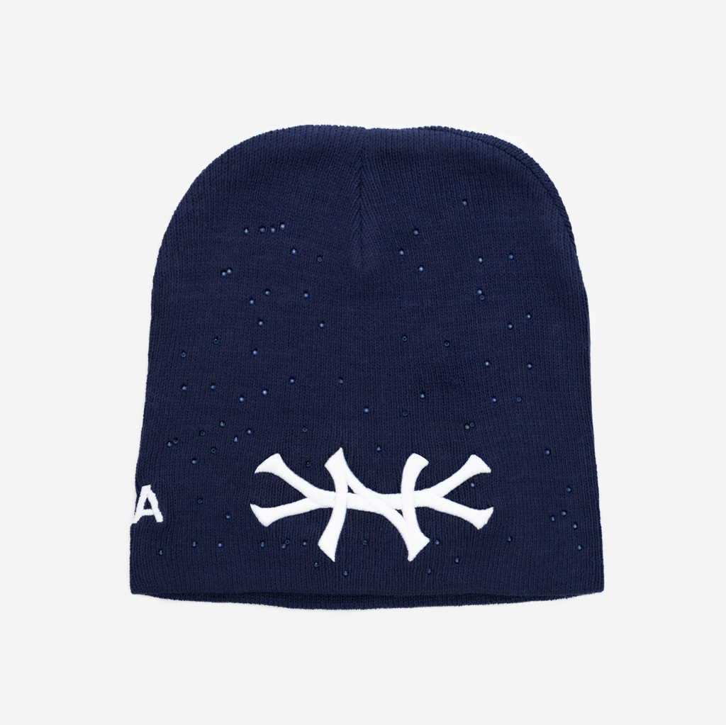 NY DIAMOND SKULLY (NAVY)