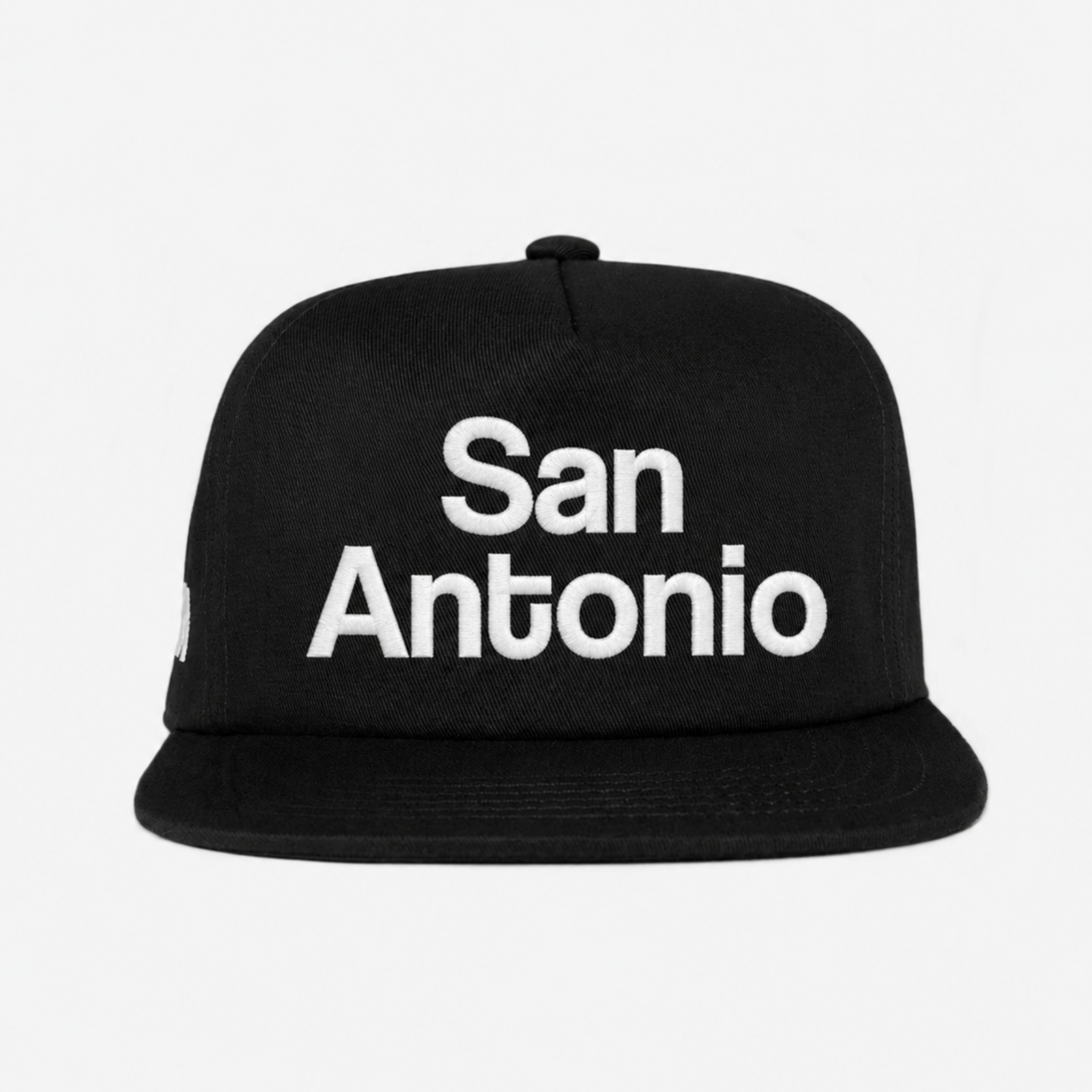 oMA SAN ANToNIo TYPoGRAPHY HAT (BLACK)