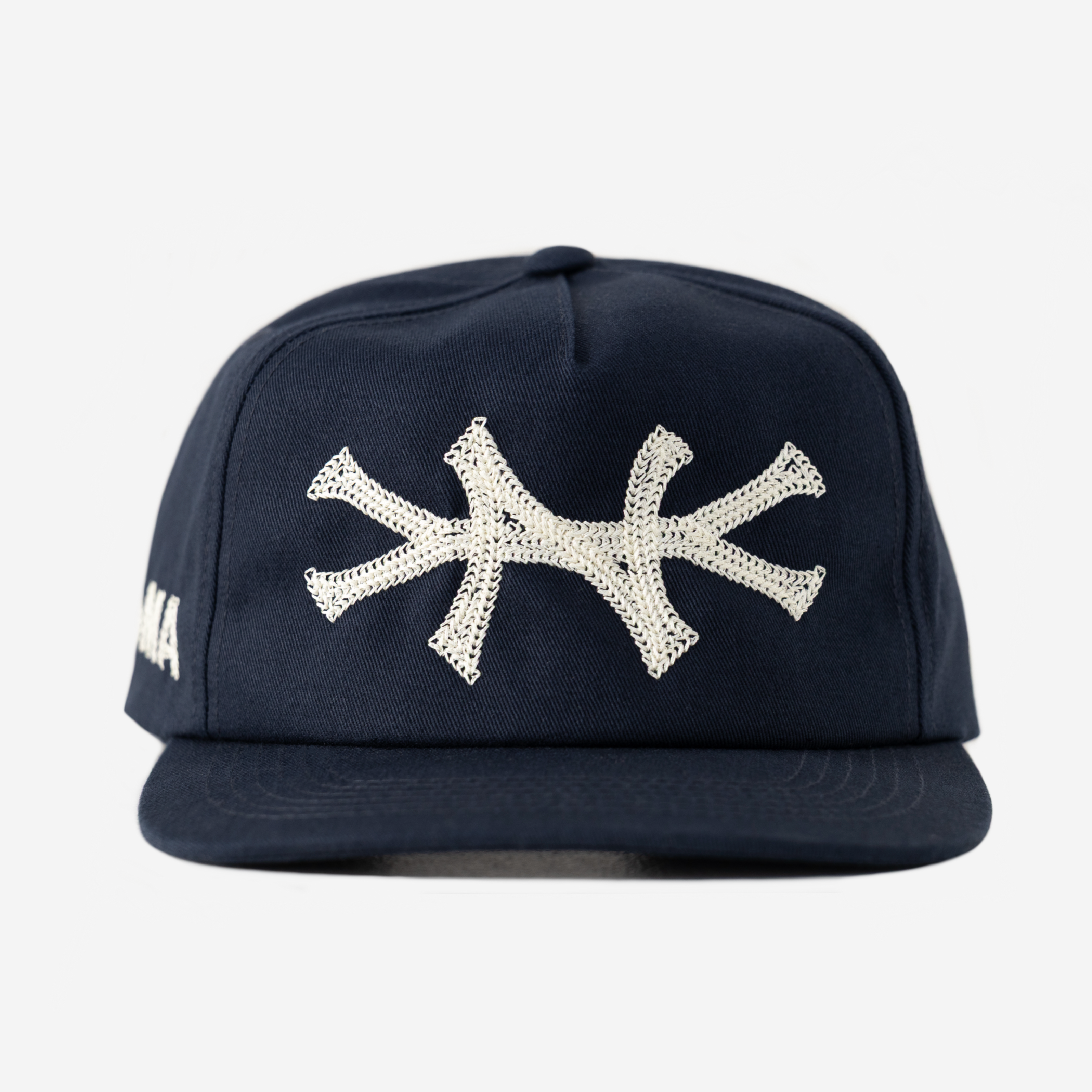 NY CHAIN STITCH HAT (NAVY)