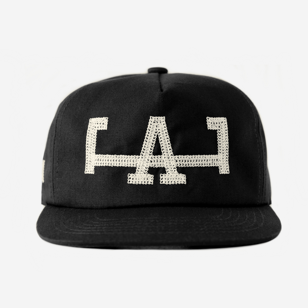 LA CHAIN STITCH HAT (BLACK)