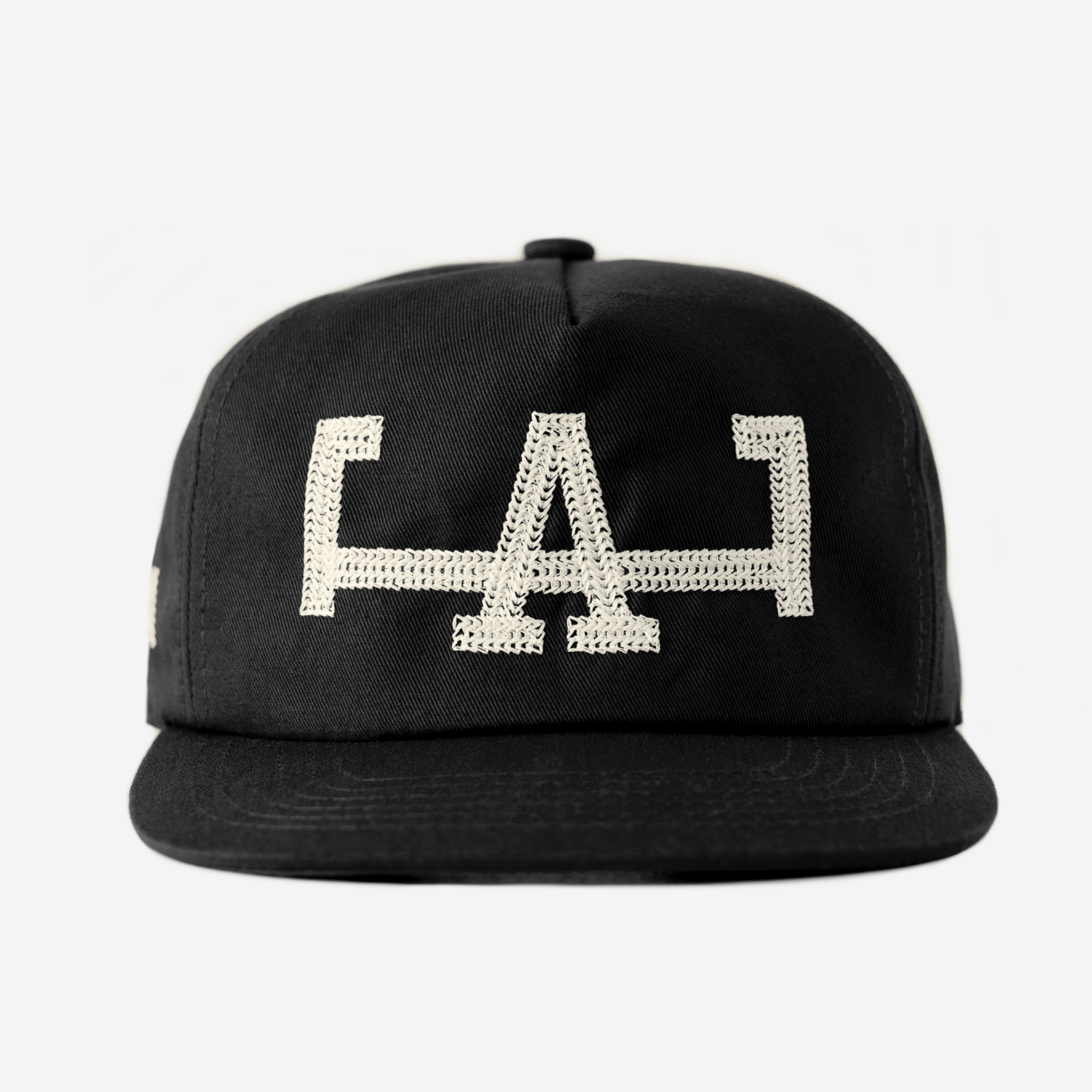 LA CHAIN STITCH HAT (BLACK)