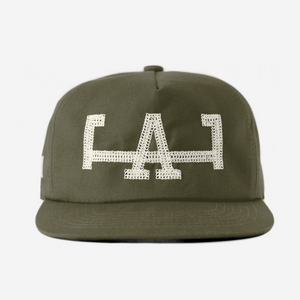 LA CHAIN STITCH HAT (ARMY)