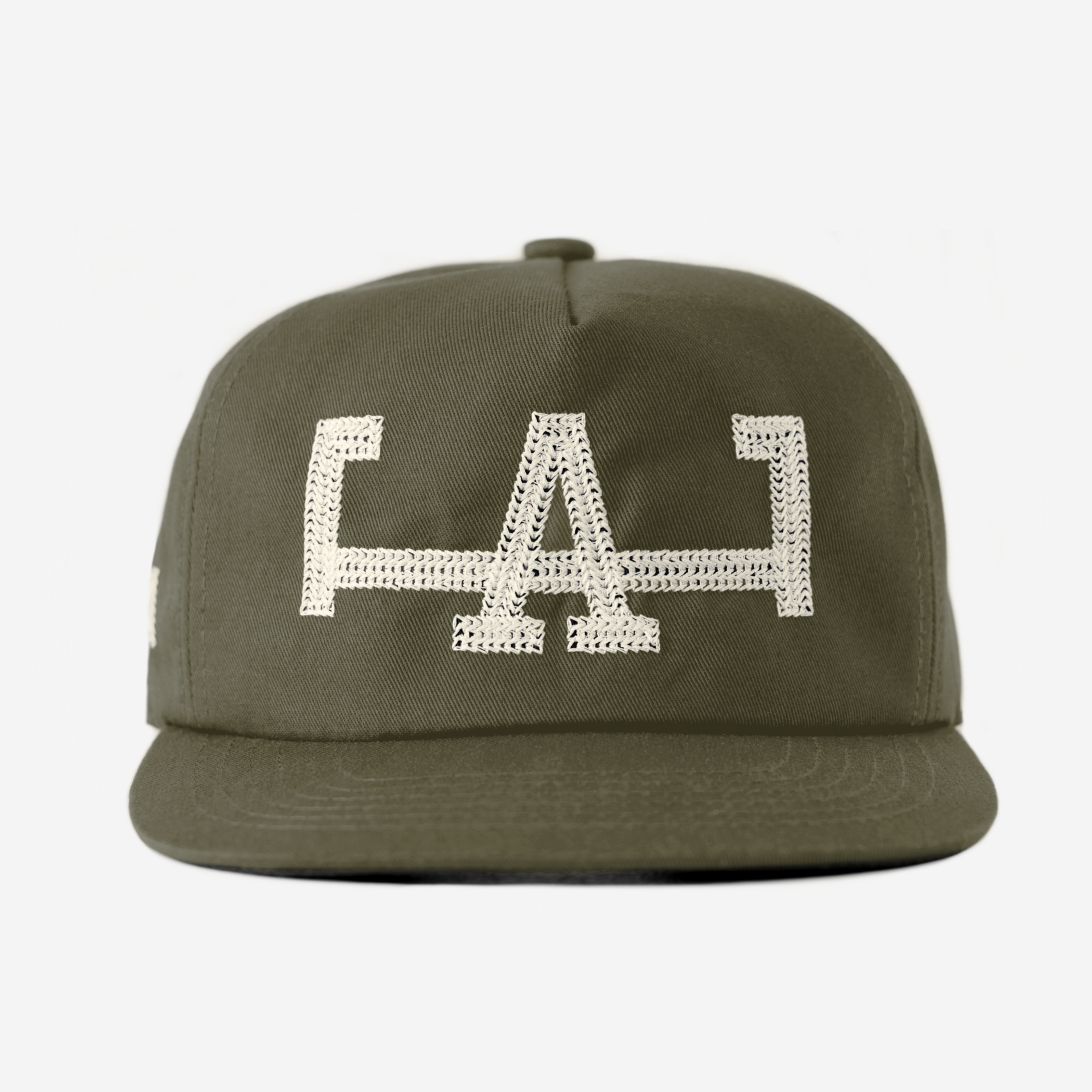 LA CHAIN STITCH HAT (ARMY)