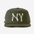 NY CHAIN STITCH HAT (ARMY)