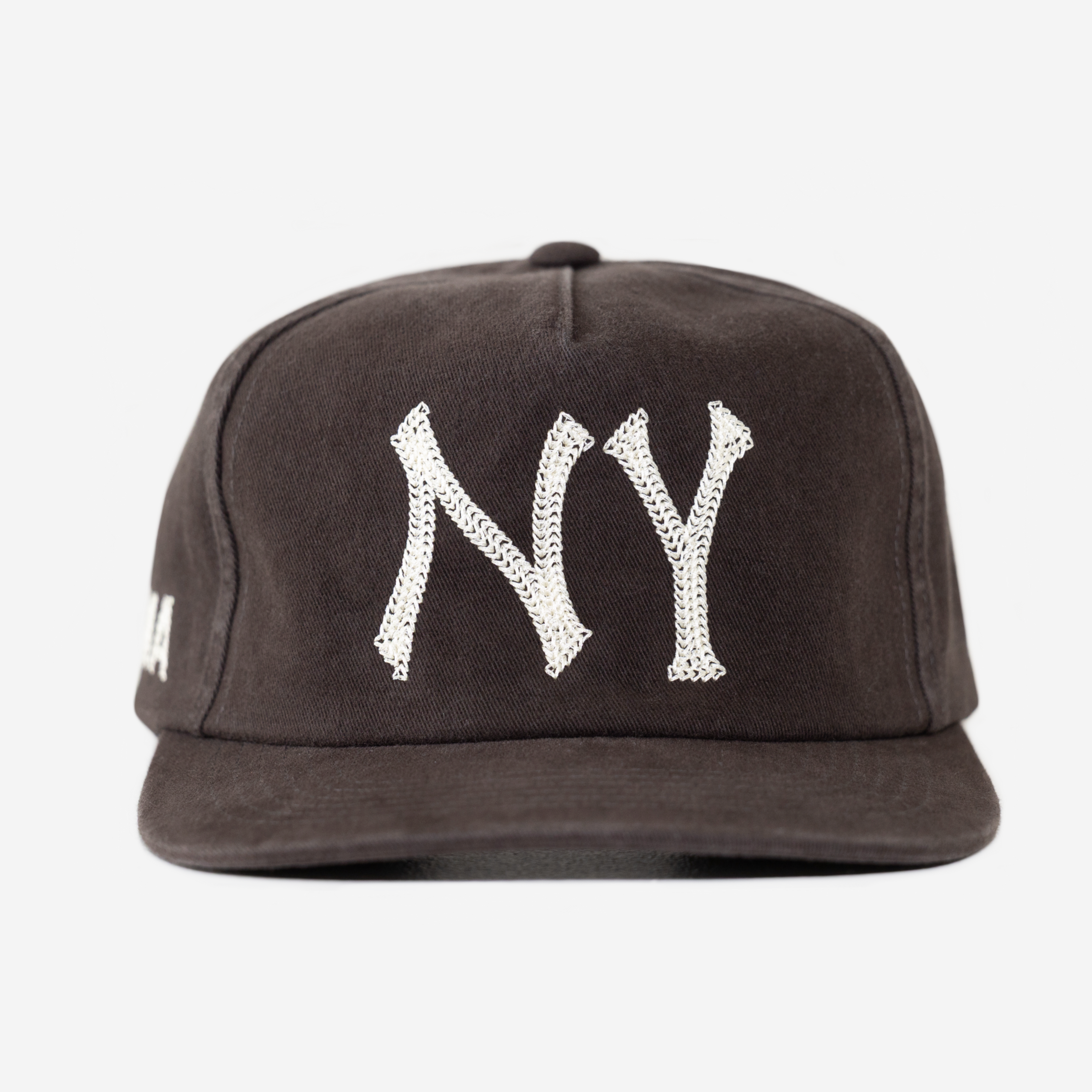 NY CHAIN STITCH HAT (VINTAGE BLACK)