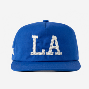 LA CHAIN STITCH HAT (BLUE)