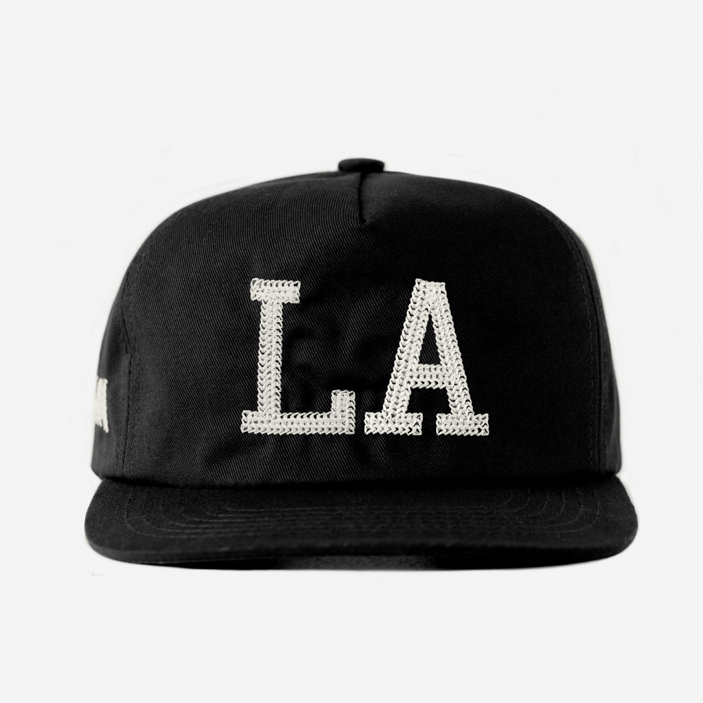 LA CHAIN STITCH HAT (BLACK)