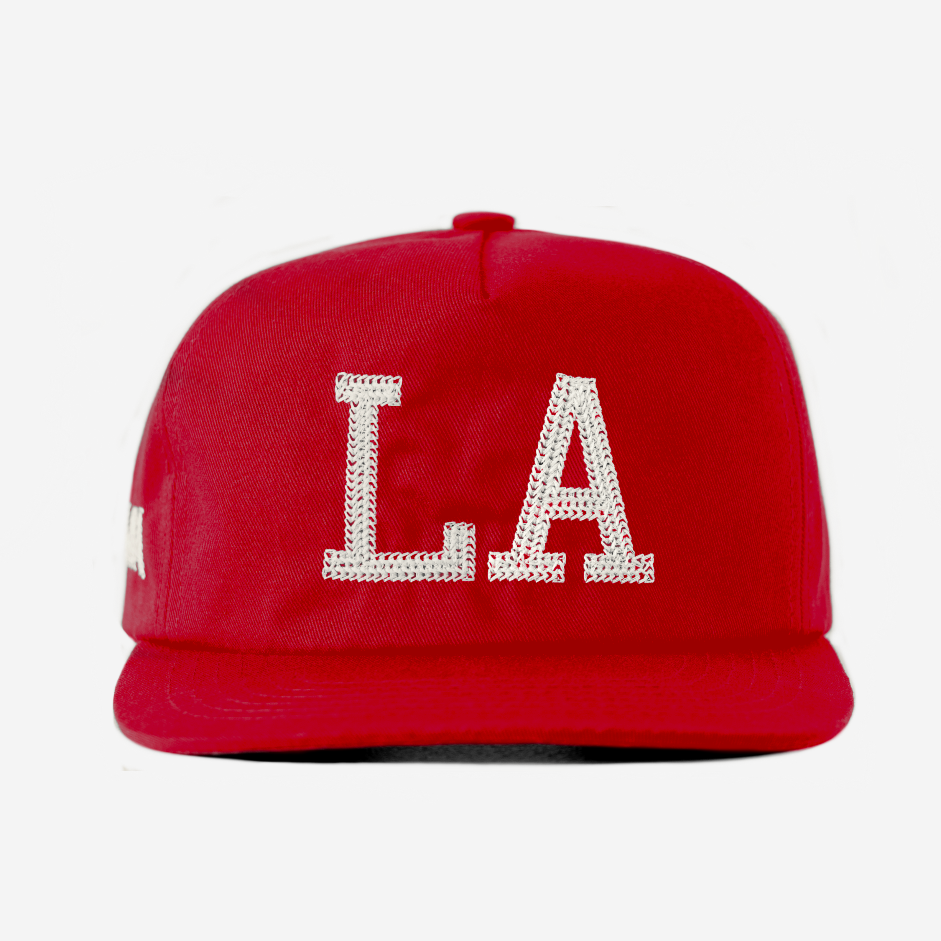 LA CHAIN STITCH HAT (RED)