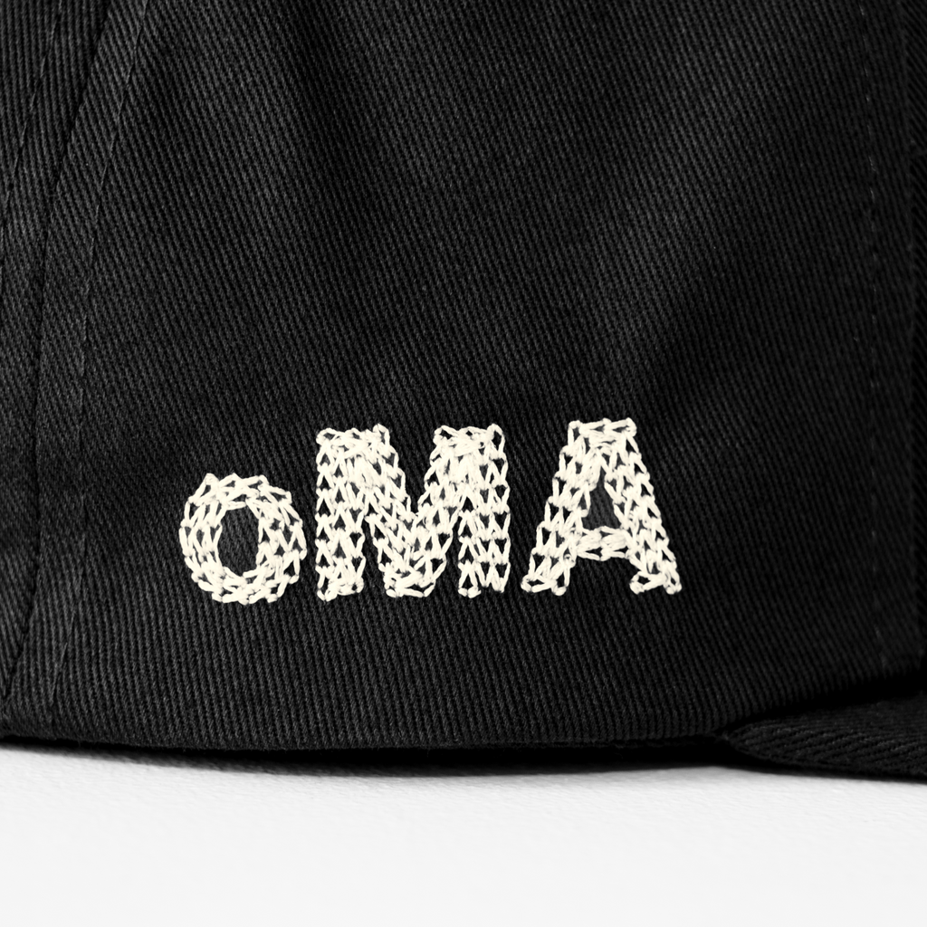 NY CHAIN STITCH HAT (BLACK)