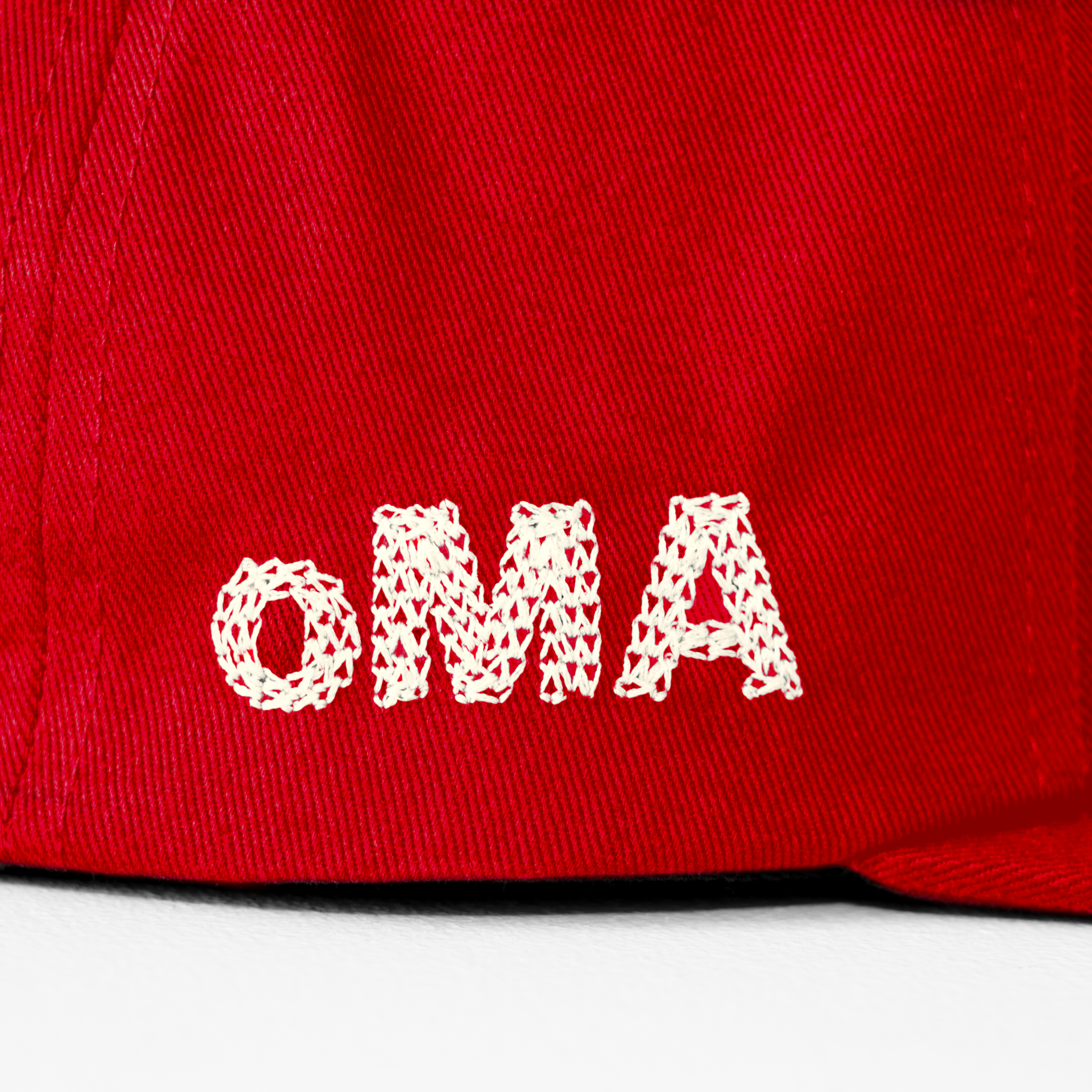 NY CHAIN STITCH HAT (RED)