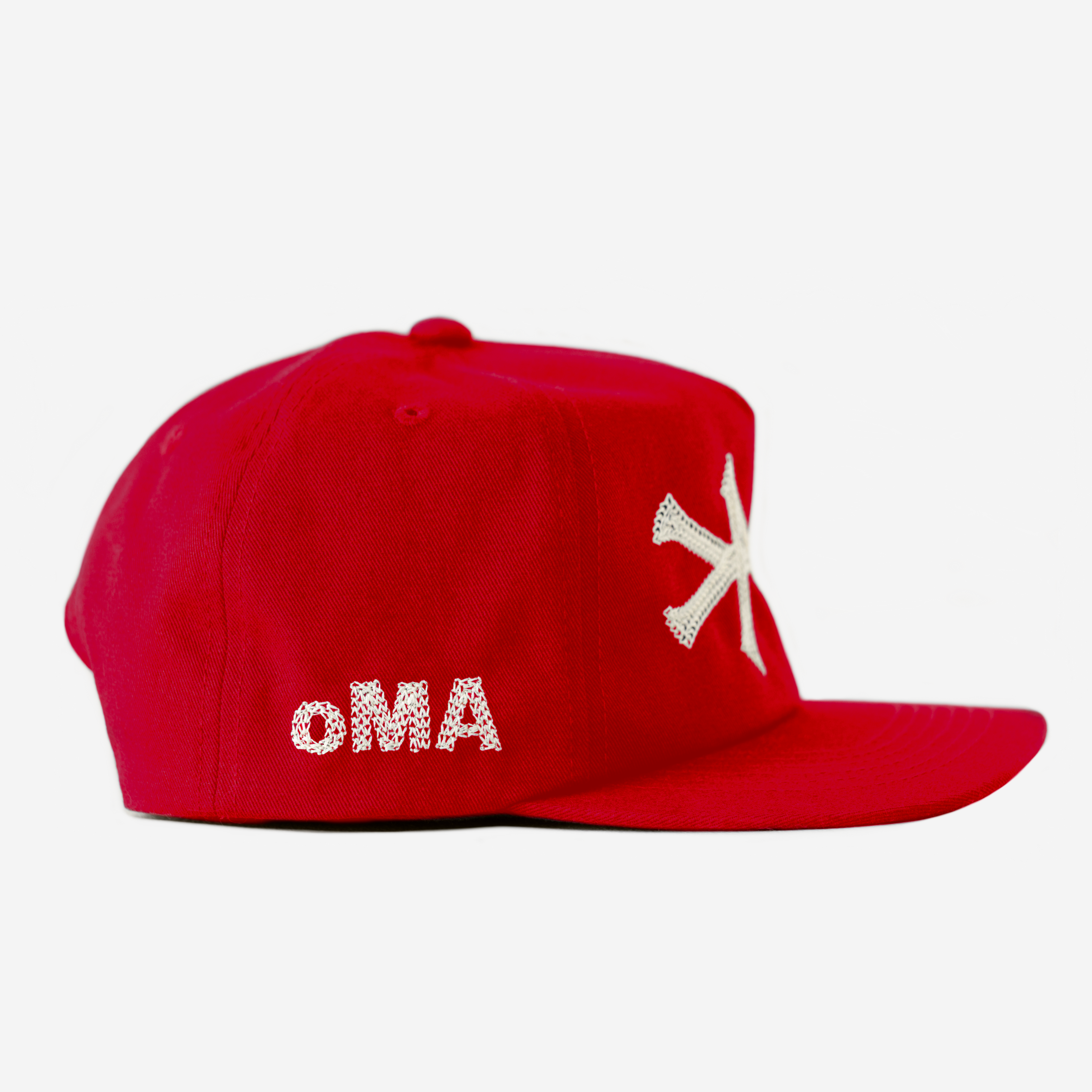 NY CHAIN STITCH HAT (RED)