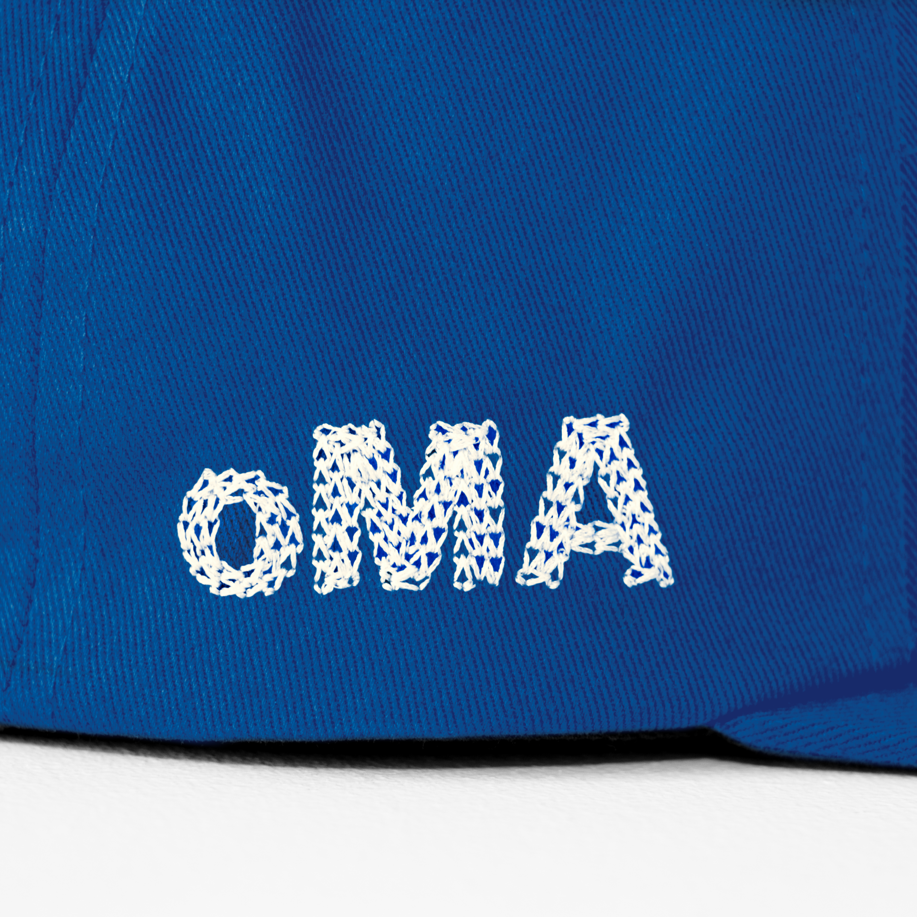 LA CHAIN STITCH HAT (BLUE)