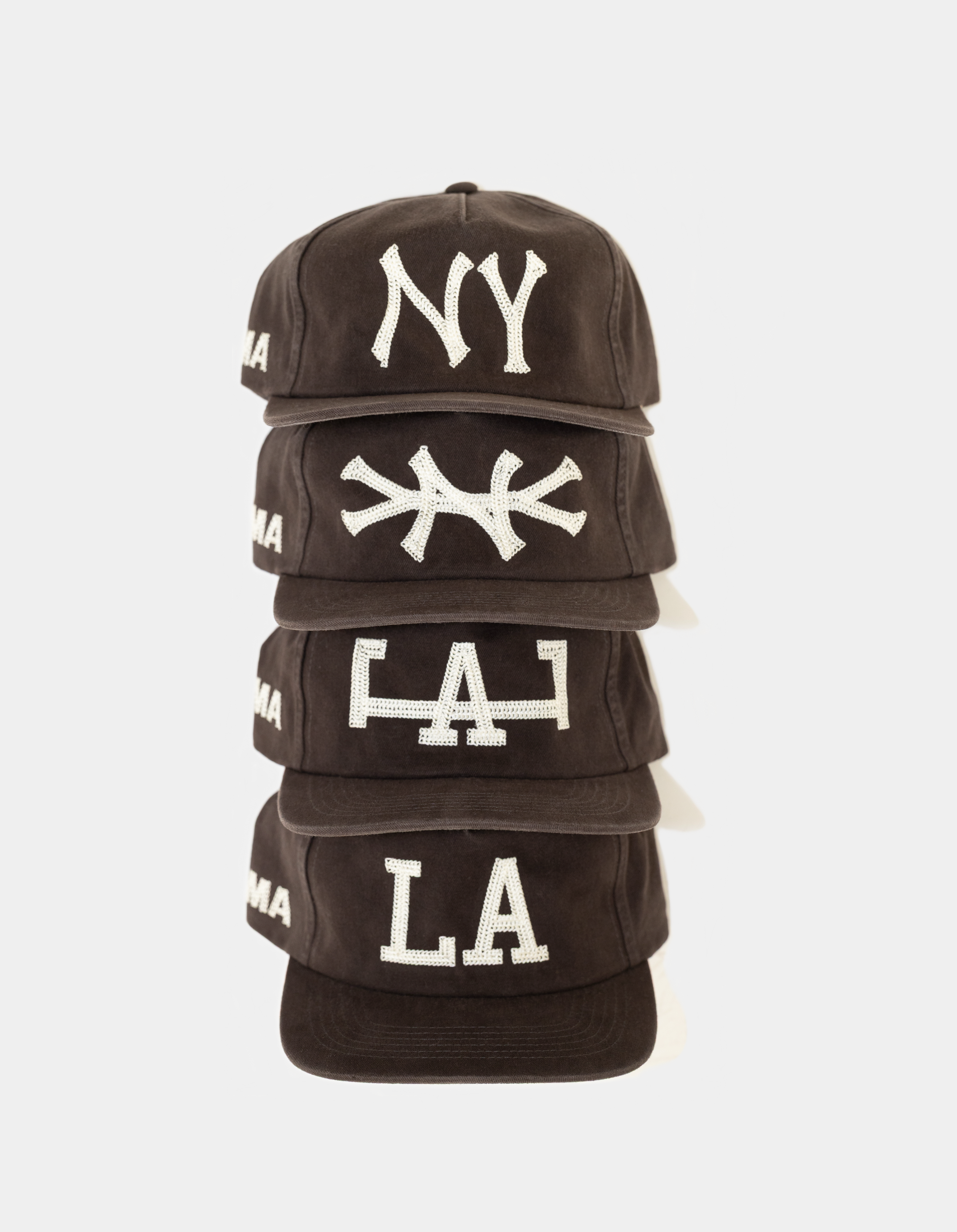 NY CHAIN STITCH HAT (VINTAGE BLACK)