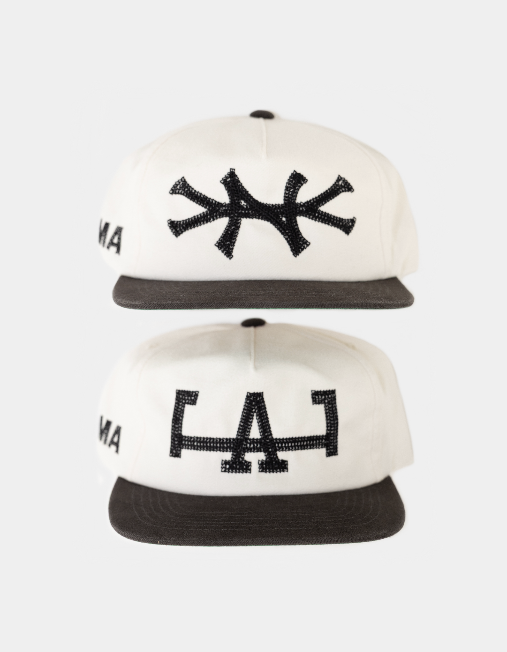 NY CHAIN STITCH HAT (COOKIES & CREAM)