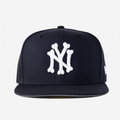 NY BONES FITTED HAT (NAVY)