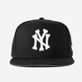 NY BONES FITTED HAT (BLACK)