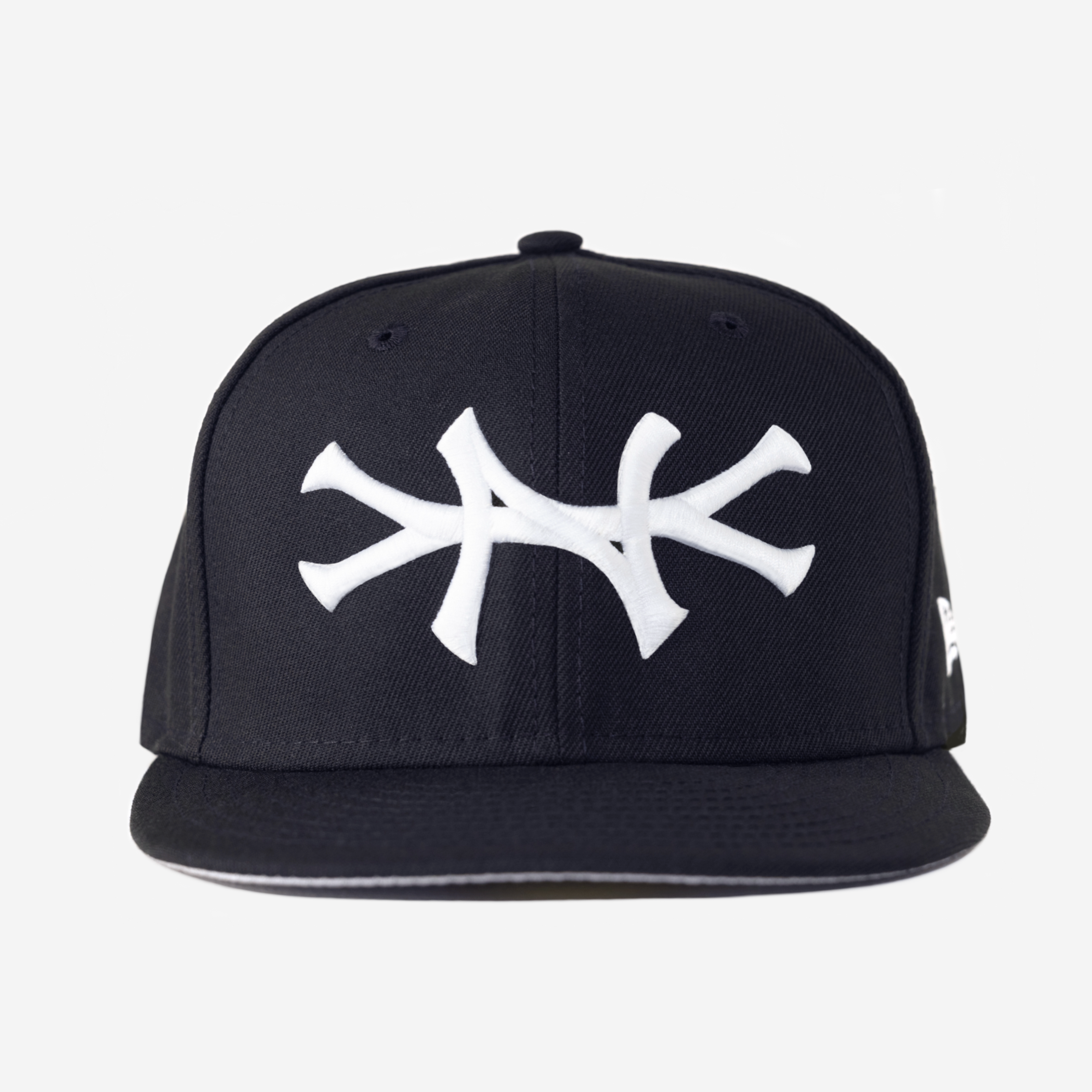 NY FITTED HAT (NAVY)