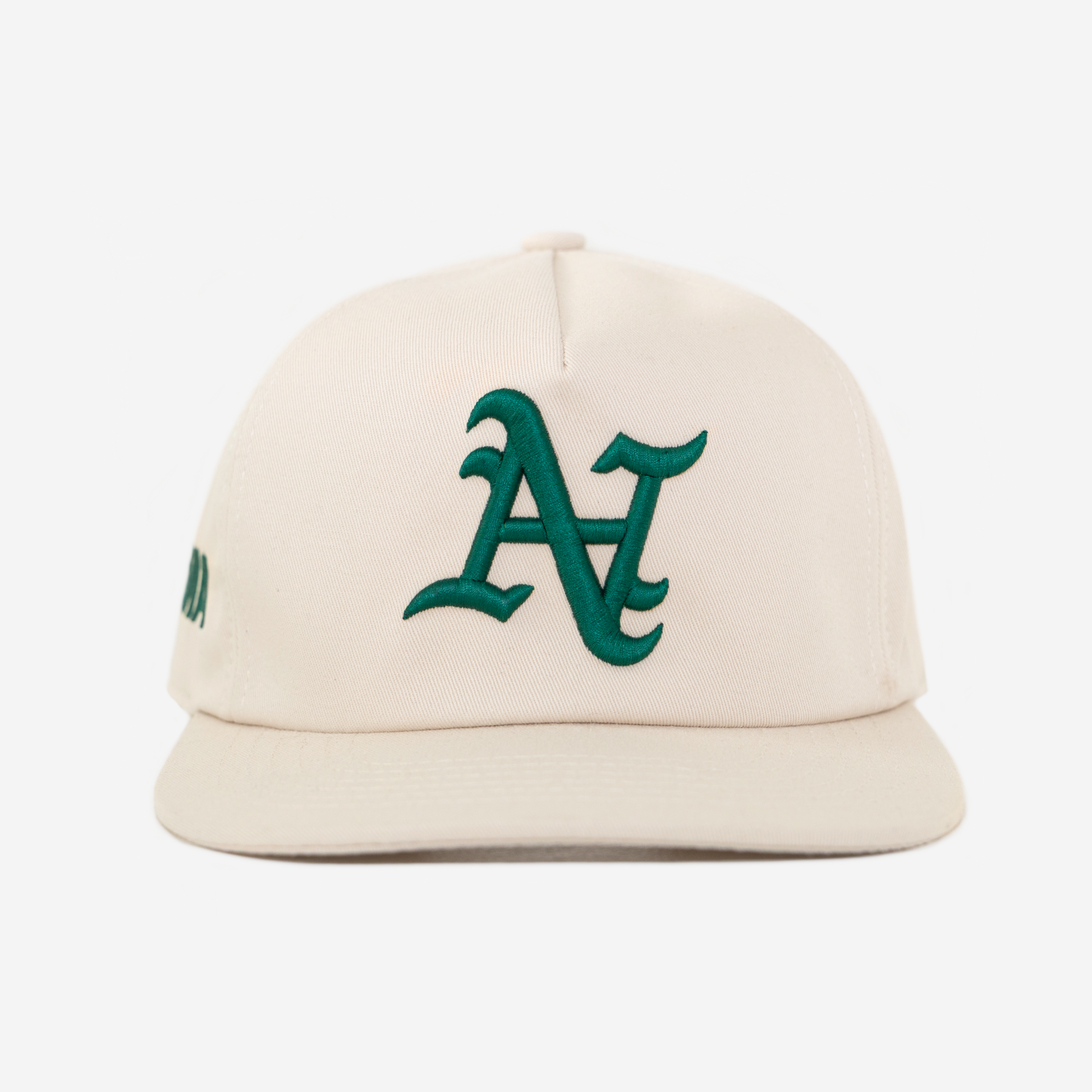 OAKLAND N HAT (CREAM/GREEN)