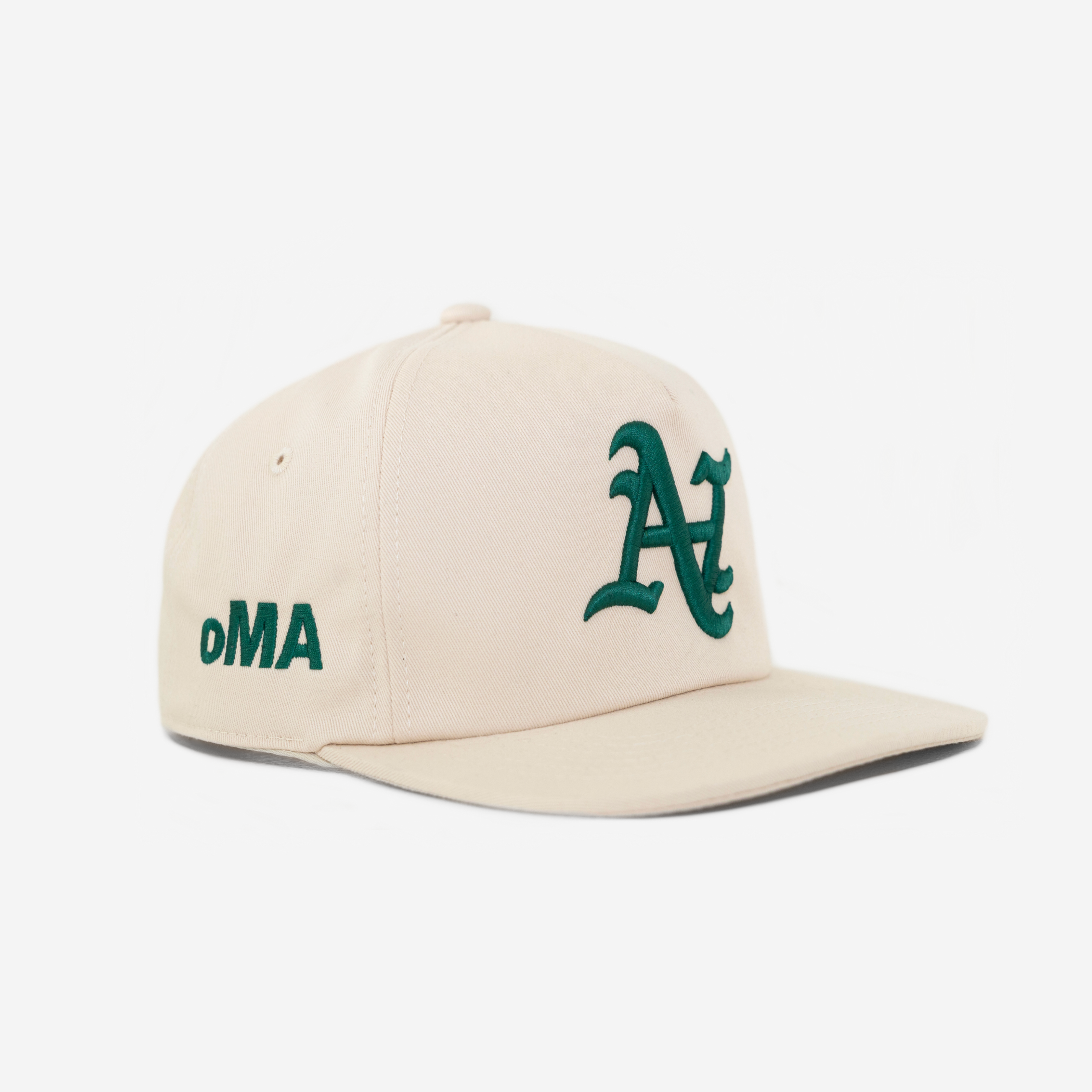 OAKLAND N HAT (CREAM/GREEN)