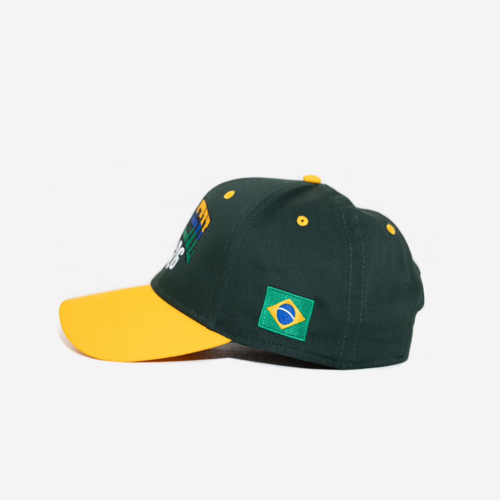BRASIL RETRo WC HAT (GREEN/YELLoW)