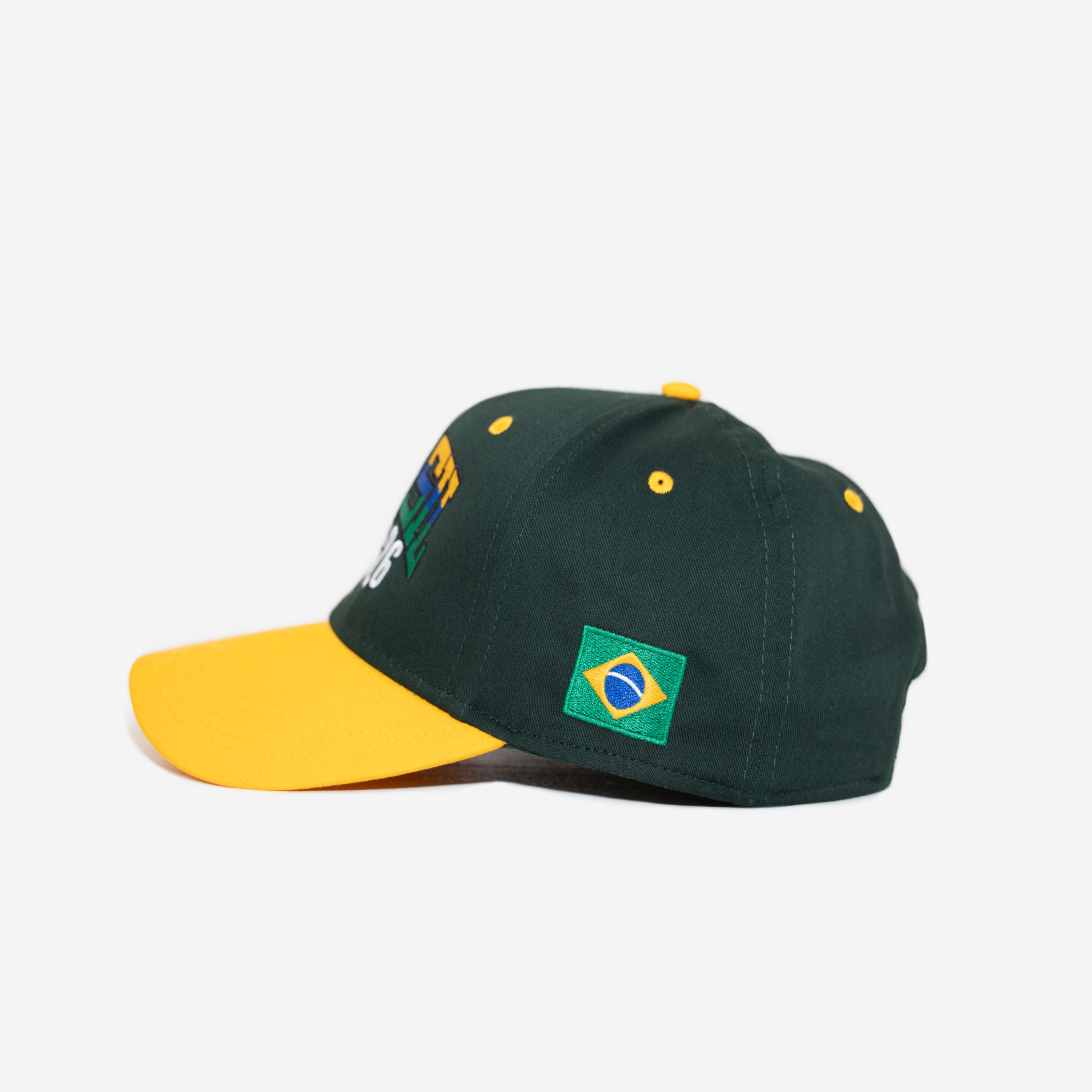 BRASIL RETRo WC HAT (GREEN/YELLoW)