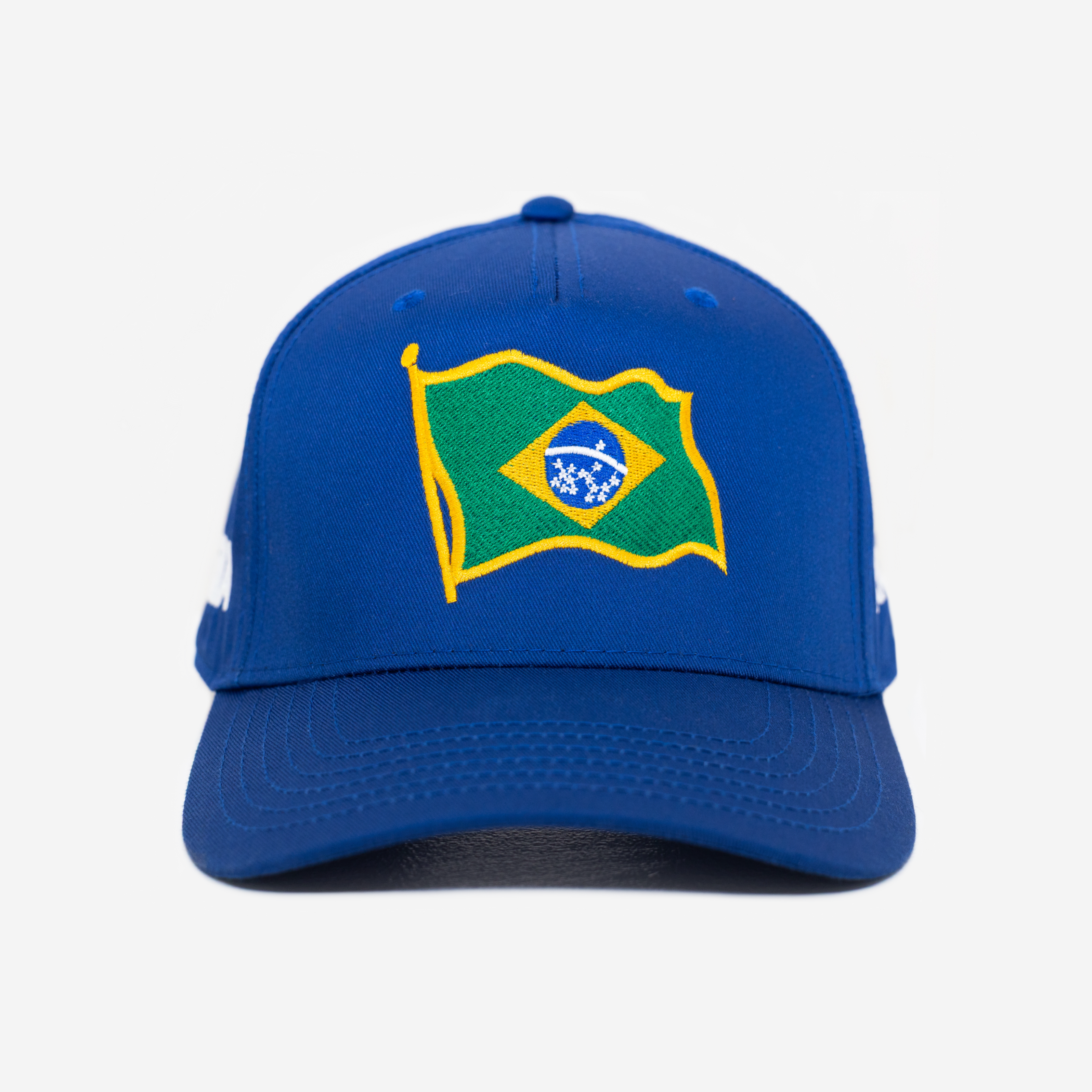 BRASIL FLAG CURVED BRIM HAT (BLUE)