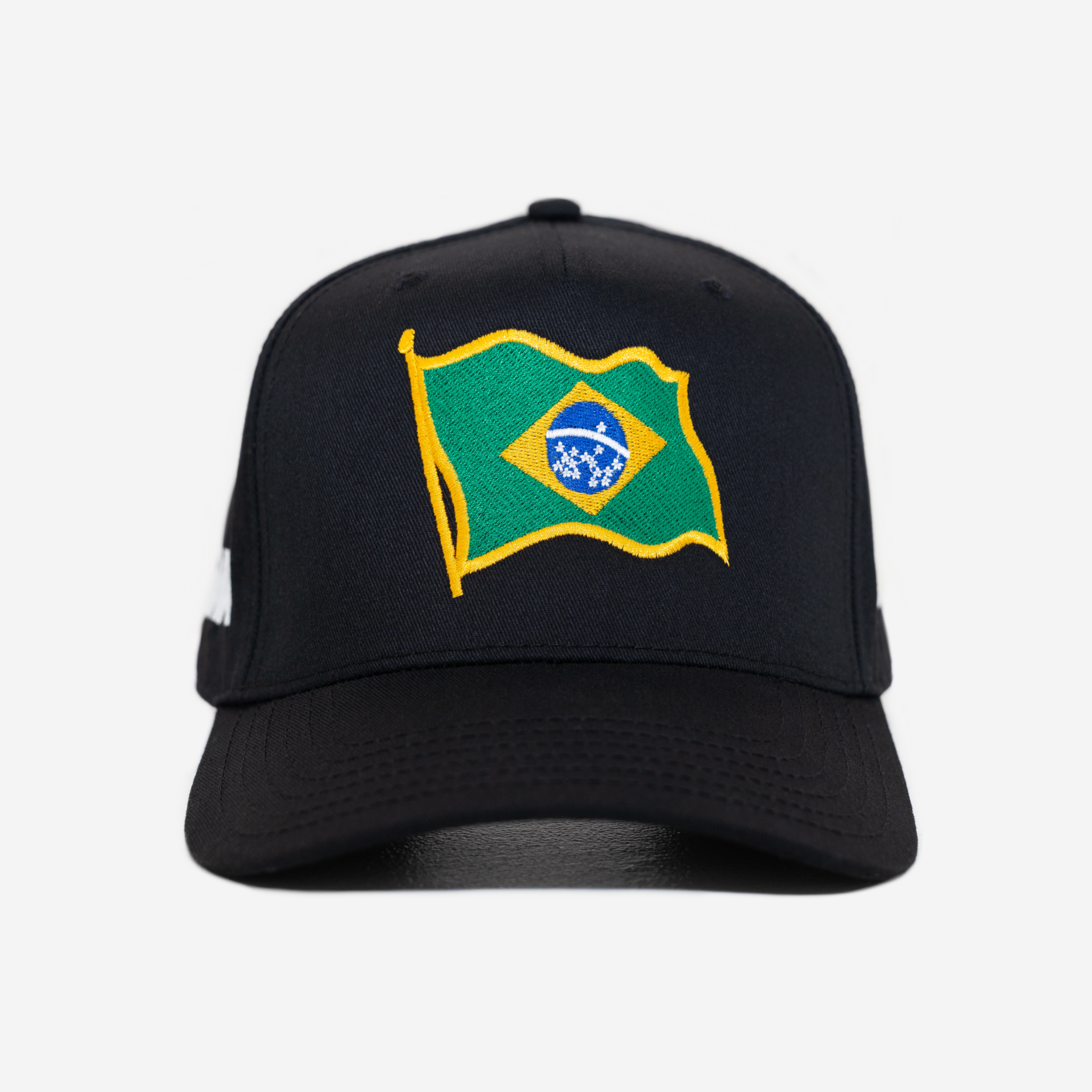 BRASIL FLAG CURVED BRIM HAT (BLACK)