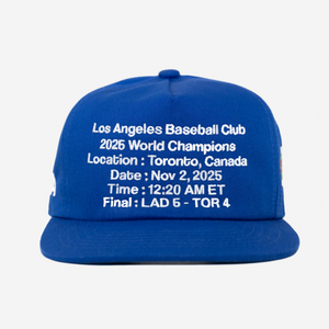 LA 2025 TIMESTAMP HAT (BLUE)