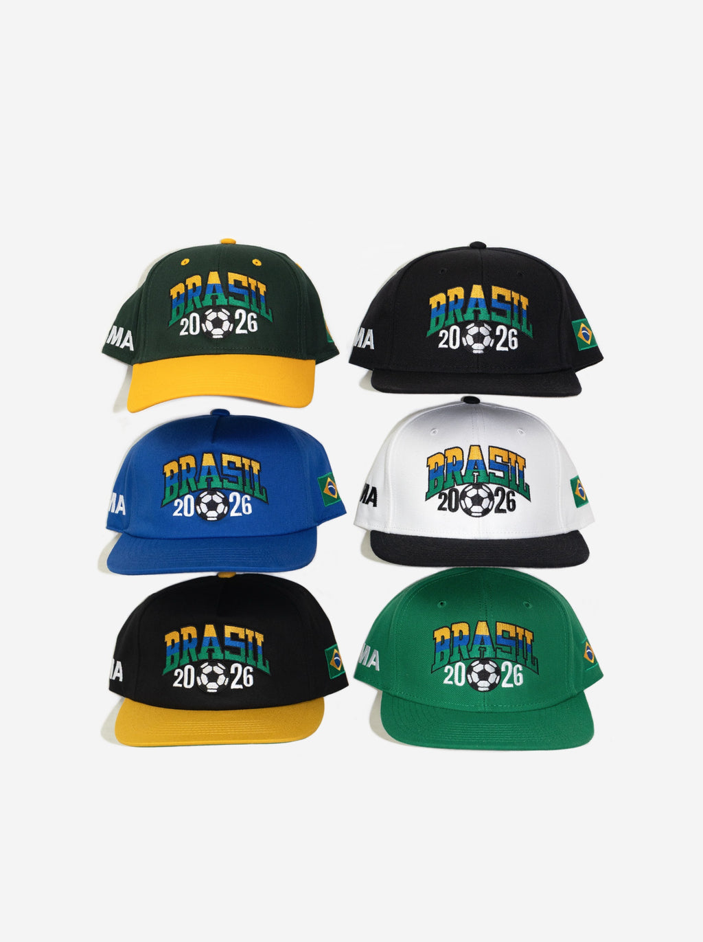 BRASIL RETRo WC 2026 HAT (BLACK/YELLoW)