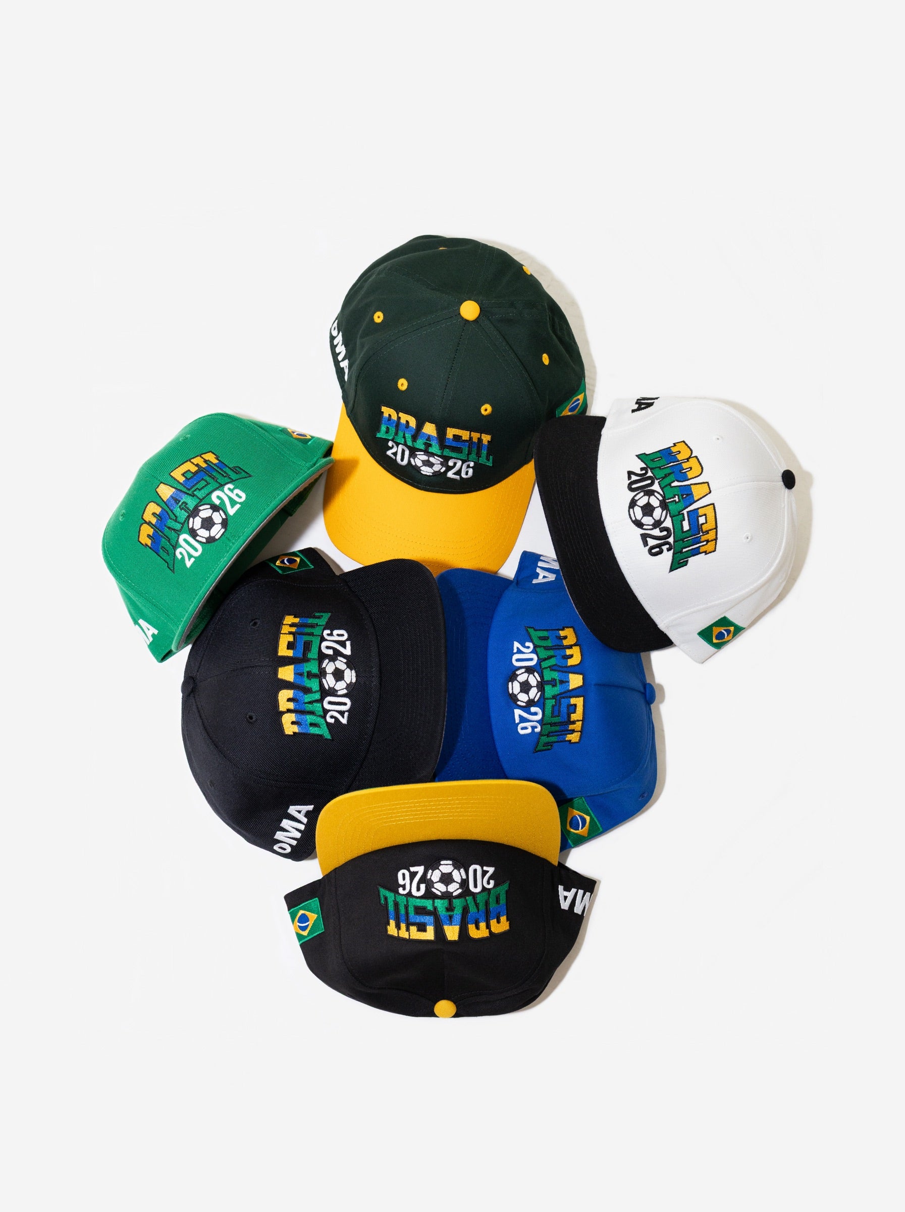 BRASIL RETRo WC HAT (GREEN/YELLoW)