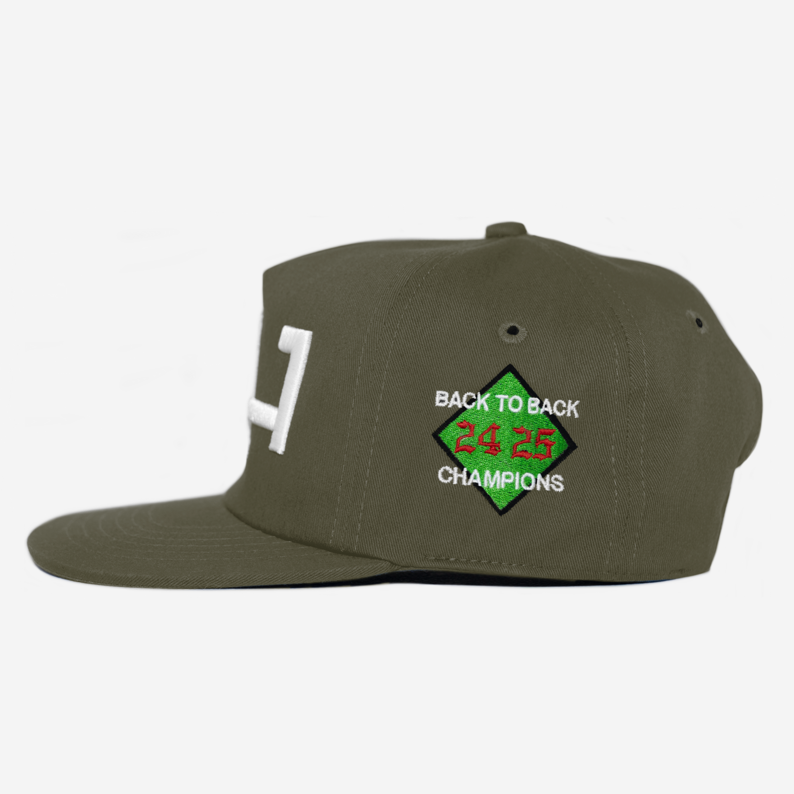 LA 2025 CHAMPIONS PATCH HAT (ARMY)