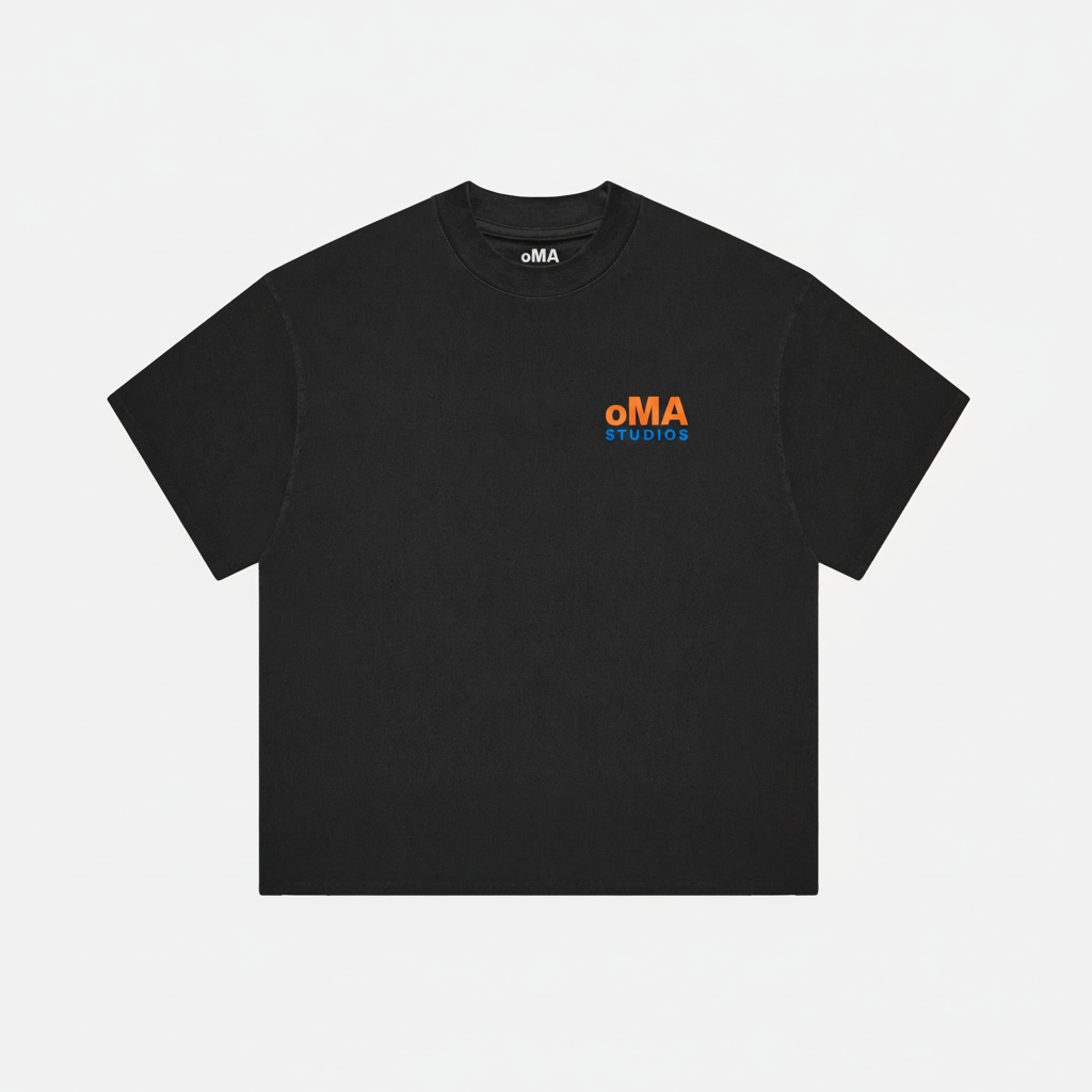 LoGo SHIRT (oRANGE / BLUE)