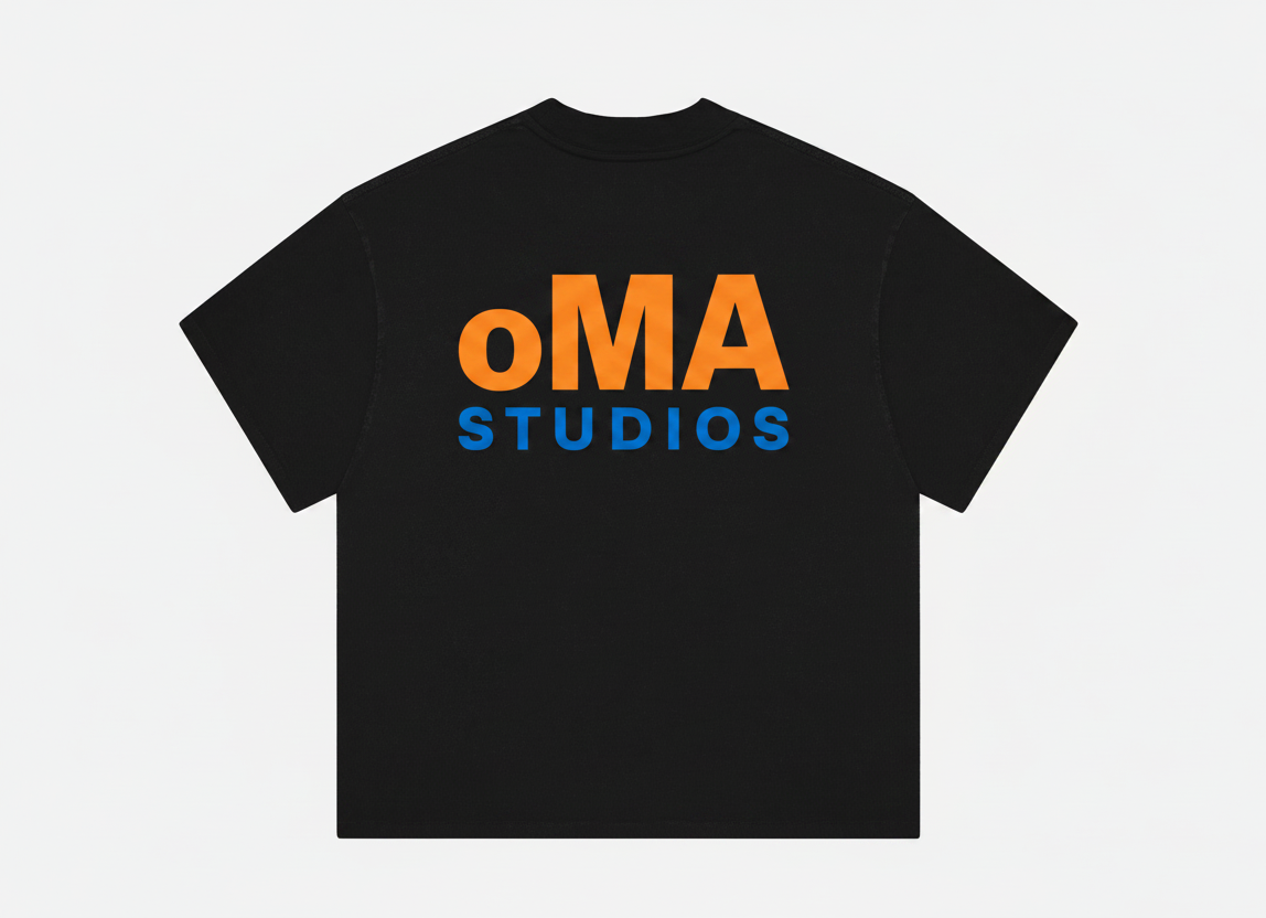 LoGo SHIRT (oRANGE / BLUE)
