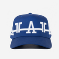 LA CROWN CURVED BRIM HAT (BLUE)