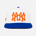 NY NY BONES MSG HAT (oFF WHITE)