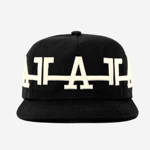 LA CROWN HAT (BLACK/CREAM)