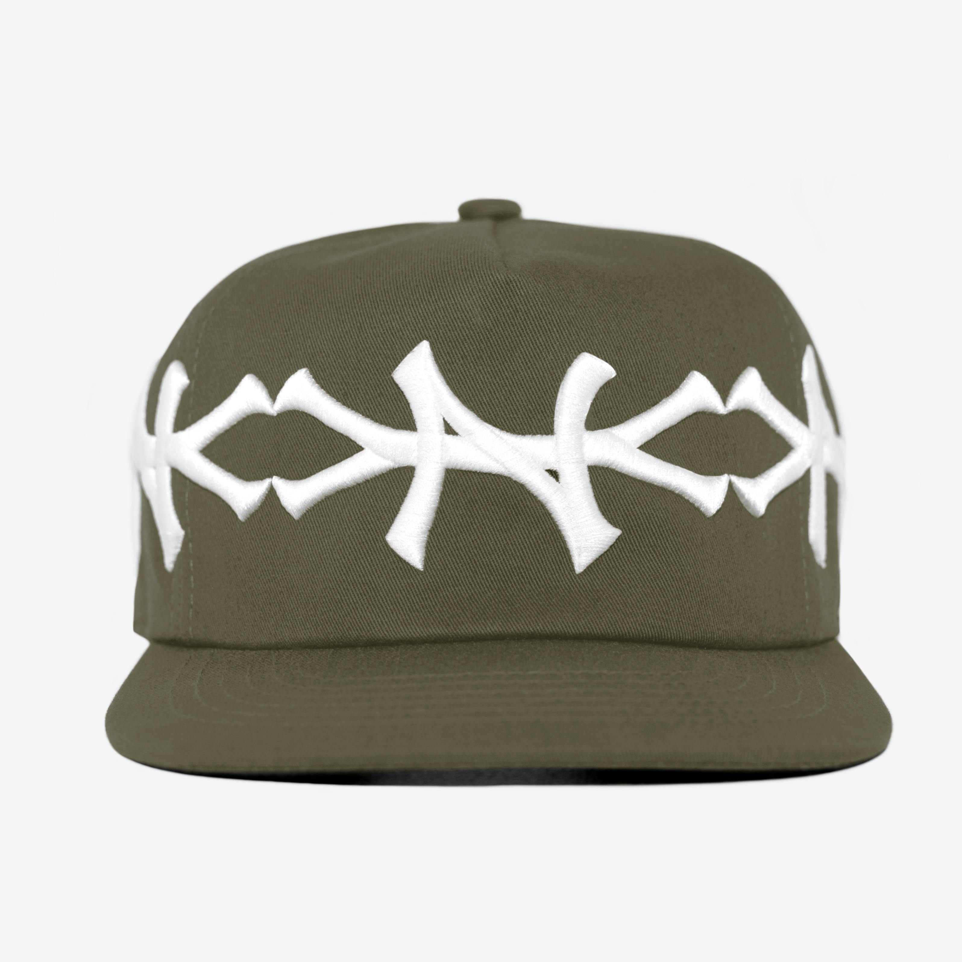 NY CROWN HAT (ARMY)