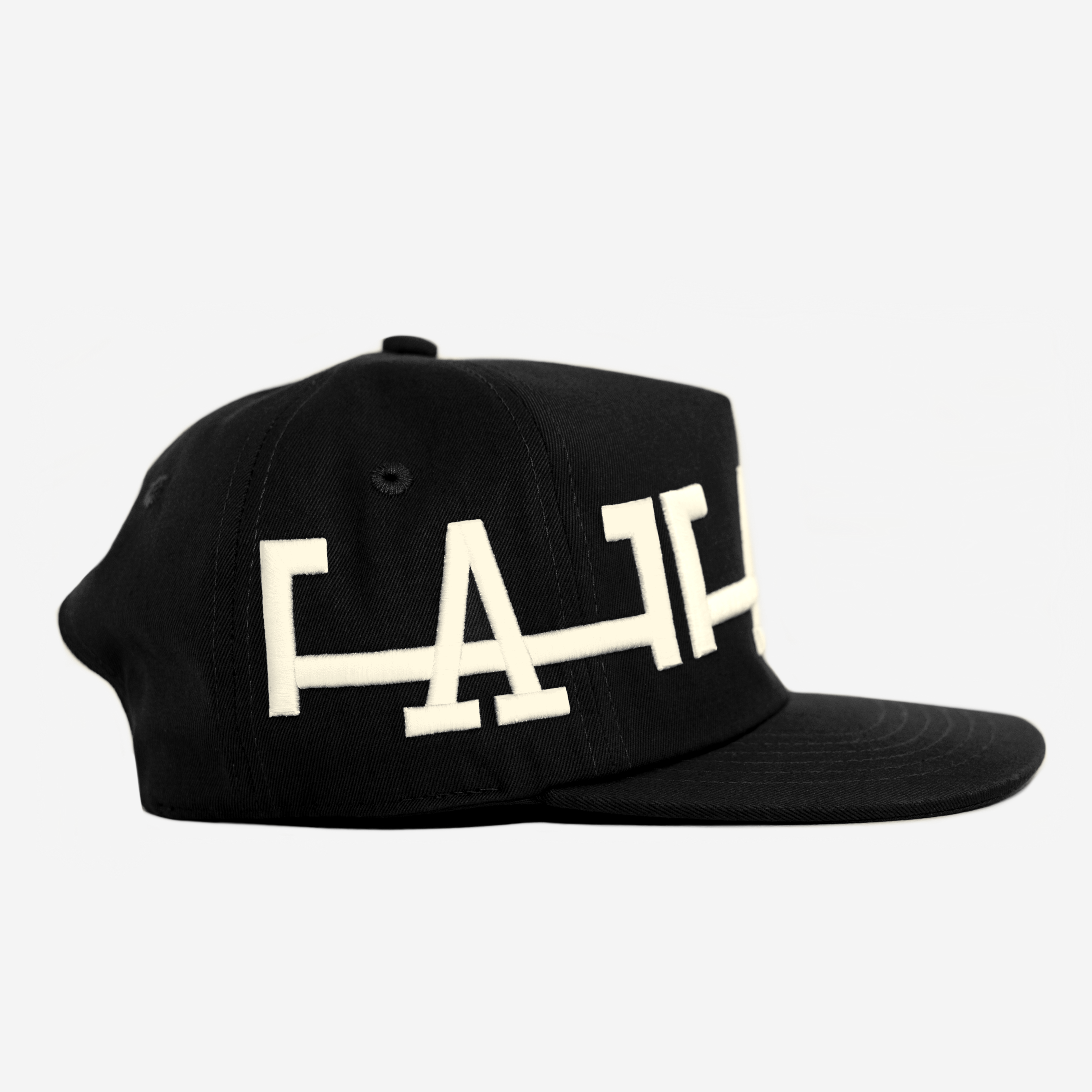 LA CROWN HAT (BLACK/CREAM)