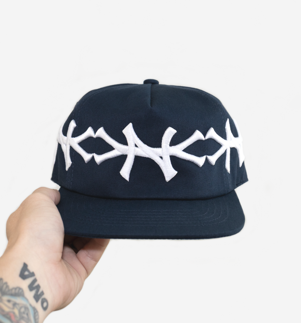 NY CROWN HAT (NAVY)