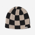 MOHAIR CHECKERED SKULLY (BLACK)