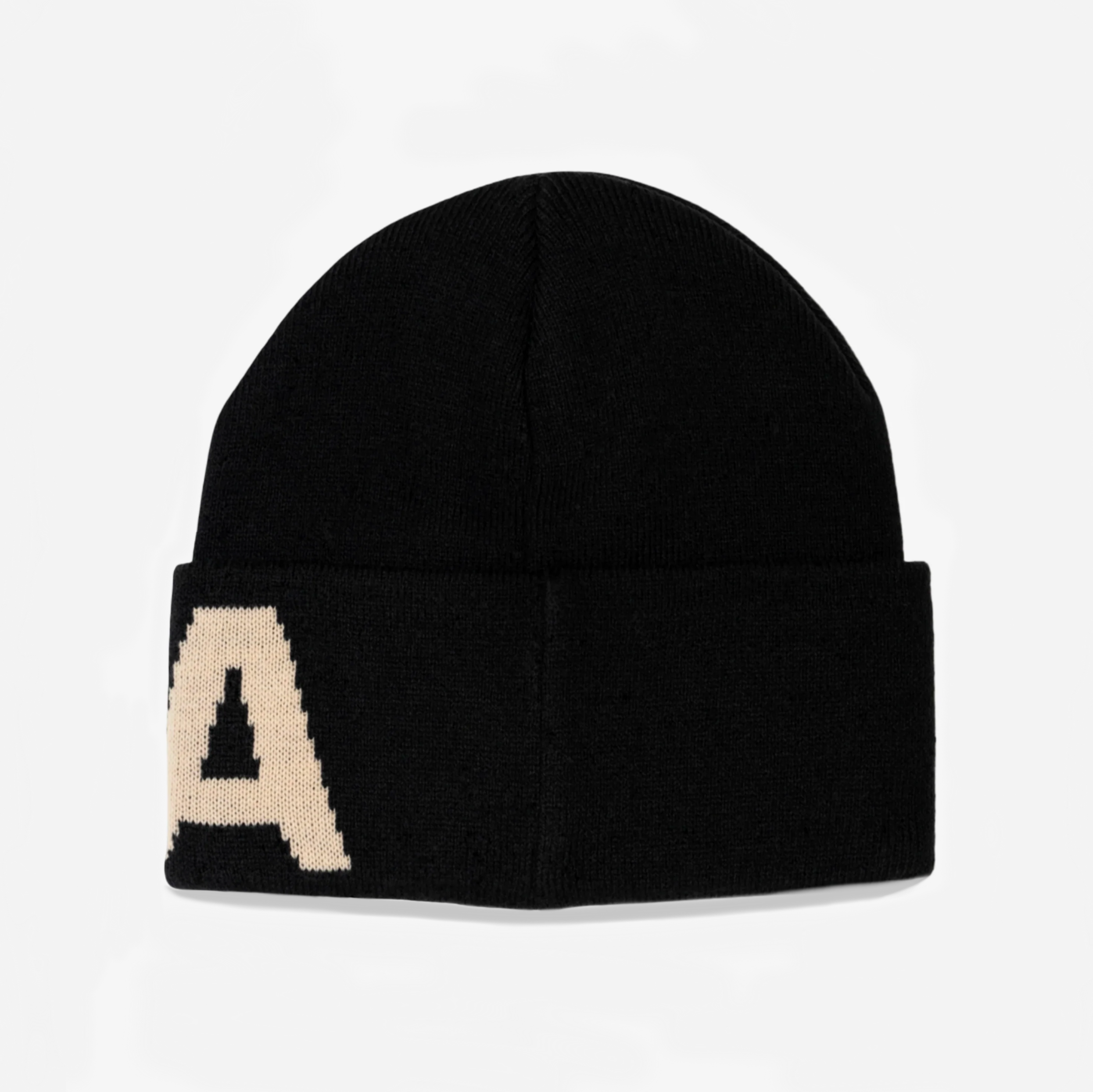 LOGO BEANIE (CREAM)