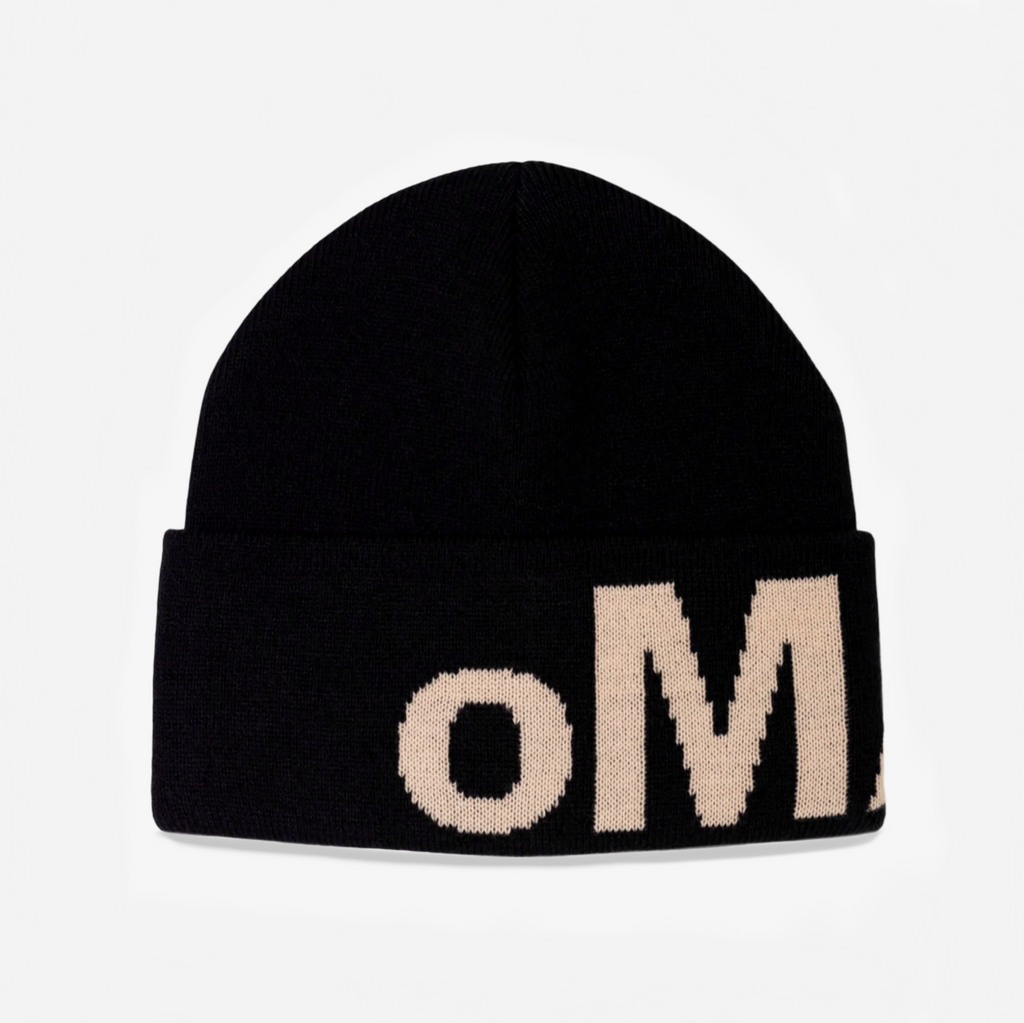 LOGO BEANIE (CREAM)