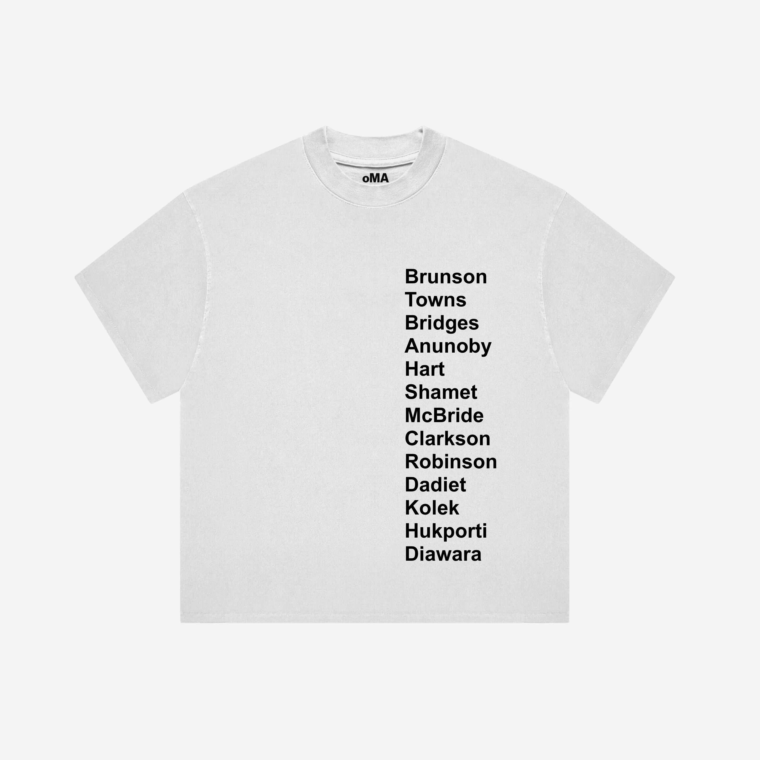 NY MSG TEAM SHIRT (WHITE)