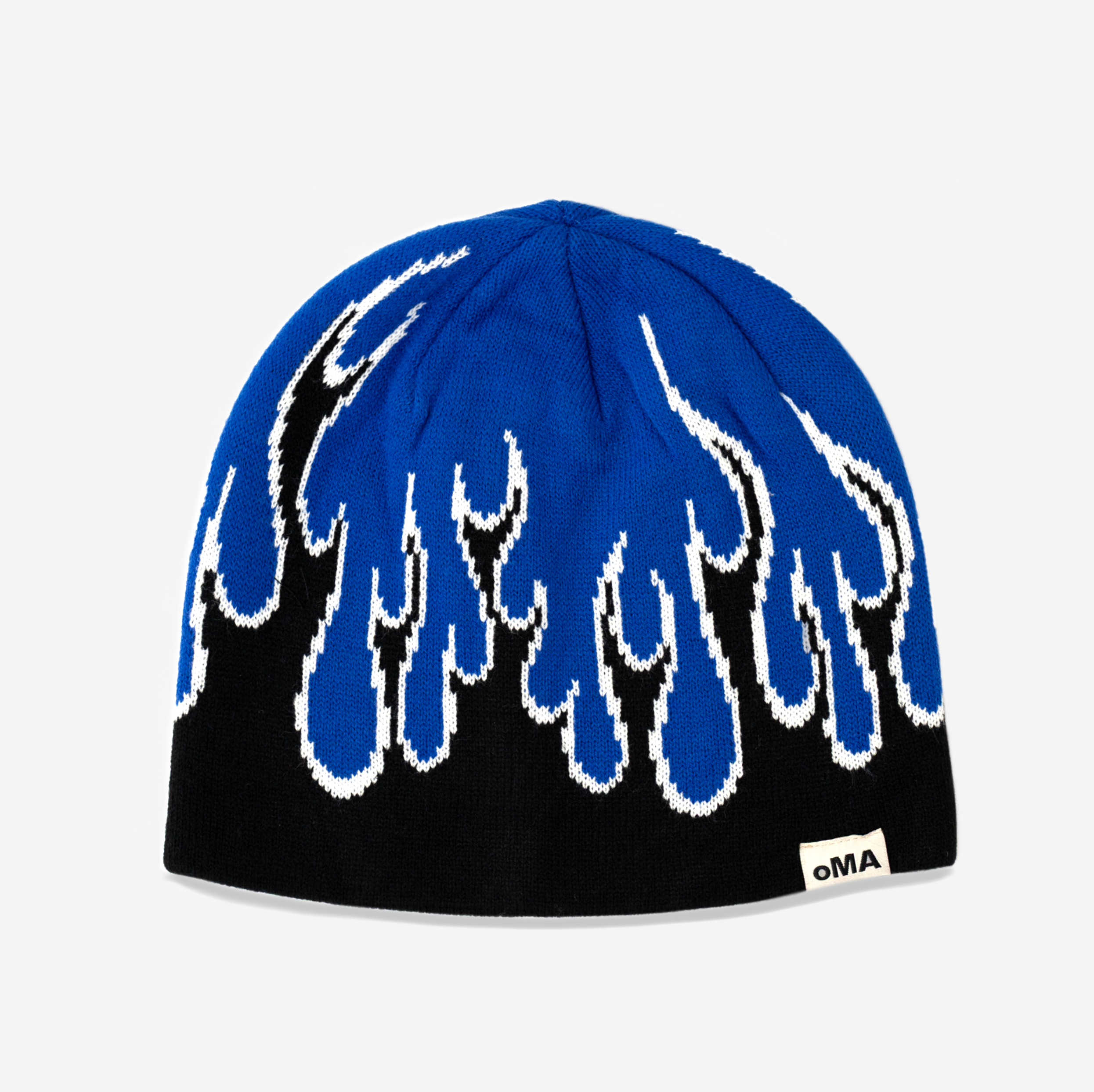 FLAME SKULLY (BLUE)